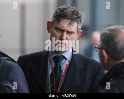 UKIP Emergency General Meeting to decide whether the party members will back Henry Bolton as Party leader or endorse the no Confidence vote of the National Executive Committee.  Featuring: Gawain Towler Where: Birmingham, England, United Kingdom When: 17 Feb 2018 Credit: Wheatley/WENN Stock Photo