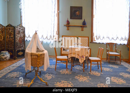 Room from XX century in Hermitage Museum in Saint Petersburg Stock Photo