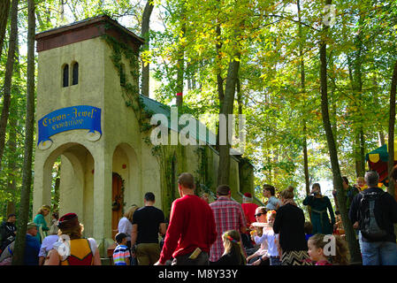 People is costumes at Renaissance Festival Stock Photo