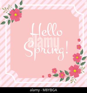 spring greeting card Stock Vector