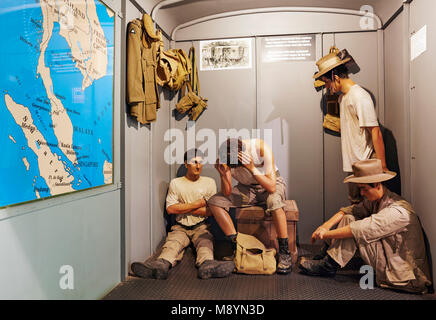 Death Railway Museum, Kanchanaburi, Thailand Stock Photo