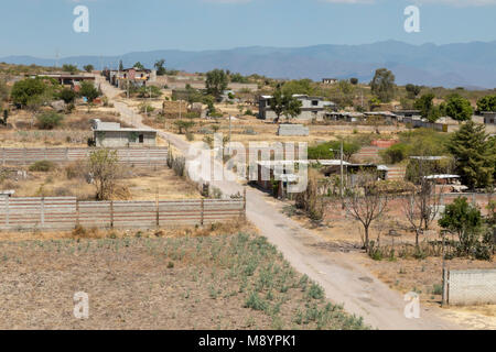 San Juan Teitipac, Oaxaca, Mexico - The dry season in a small Zapotec town. Stock Photo