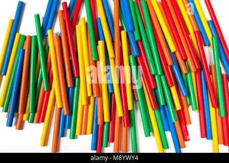 Colored sticks background texture Stock Photo