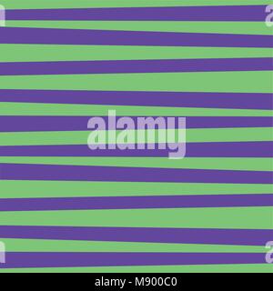 Cute pattern banner with green and violet horizontal stripes. Vintage retro stripes design. Creative vertical banner. Vector illustration for design,  Stock Vector