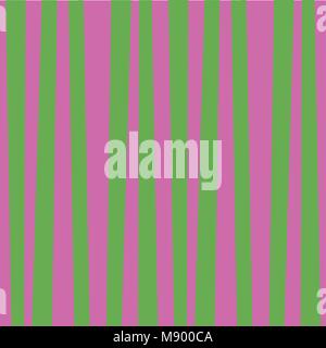 Cute festive pattern background with green and pink vertical stripes. Vintage retro stripes design. Creative vertical banner. Vector illustration for  Stock Vector