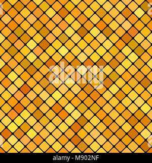 Geometrical abstract diagonal square pattern - vector mosaic background graphic Stock Vector