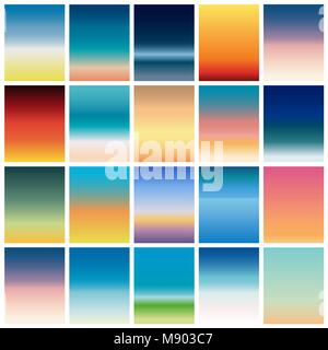 Soft color background. Modern screen vector design for mobile app. Soft color gradients. Stock Vector