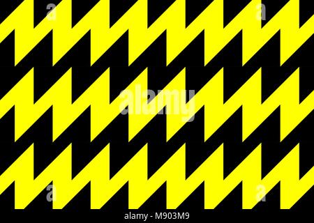Simple striped background - black and yellow - vector pattern Stock Vector