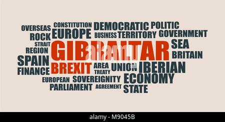 Britain exit from European Union relative image Stock Vector