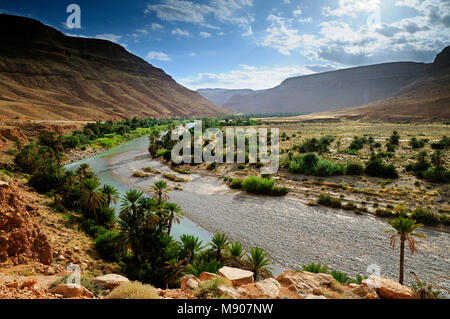 Ziz river. Atlas, Morocco Stock Photo