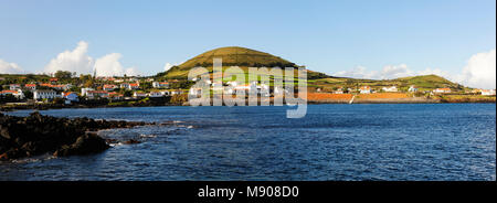 Coastline of Porto Martins. Terceira, Azores islands, Portugal Stock Photo