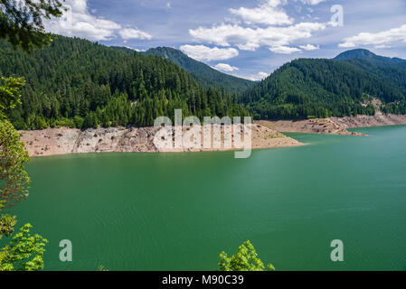 Cougar Reservoir in Lane County Oregon is part of the McKenzie River watershed Stock Photo