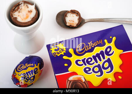 Cadbury creme egg Stock Photo