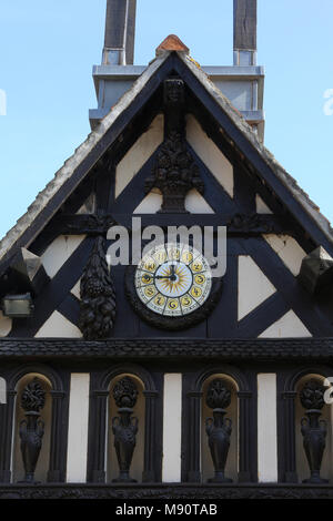 Arts and craft village in Dives sur Mer, France. Architectural detail. Stock Photo