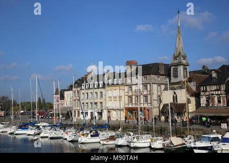 Honfleur, France. Harbour. Stock Photo