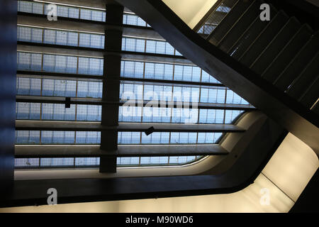 MAXXI, National museum of 21st century Art, Rome. Italy. Stock Photo