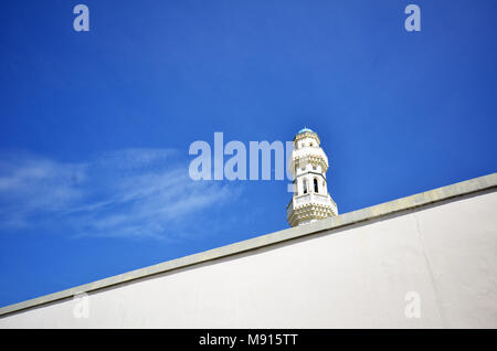 KOTA KINABALU, MALAYSIA- JUN 19, 2017: Masjid Bandaraya Kinabalu, Borneo, Sabah. The Kota Kinabalu City Mosque is the second main mosque in Kota Kinab Stock Photo