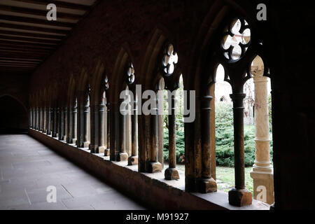 Unterlinden Museum.  The cloister.  Colmar. France. Stock Photo