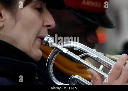 France Salvation army band. Strasbourg. France. Stock Photo