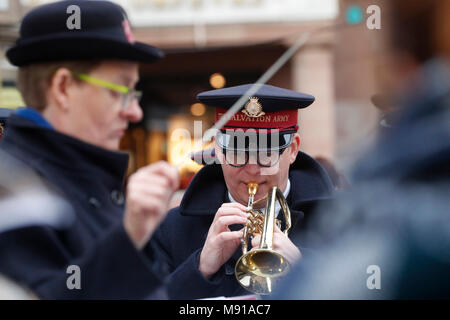 France Salvation army band. Strasbourg. France. Stock Photo