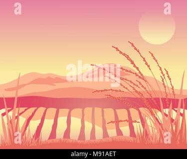 Field of food crops illustration Stock Vector Image & Art - Alamy