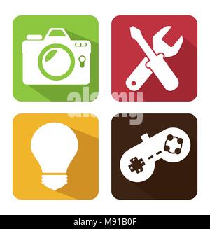 mobile apps design, vector illustration eps10 graphic Stock Vector