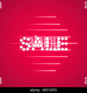 Supper sale Speed icon on the pink background , Stock Vector