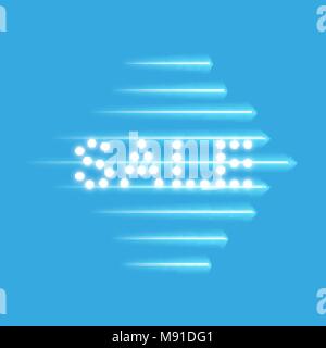 Supper sale Speed icon on the blue background , Stock Vector