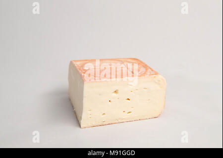 Taleggio, semi soft Italian cheese from Lombady region Stock Photo