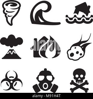 Armageddon Icons Stock Vector