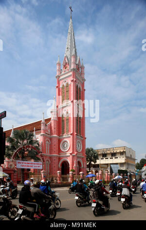 Church of the Sacred Heart of Jesus ( Nha Tho Tan Dinh ).   Ho Chi Minh City. Vietnam. Stock Photo