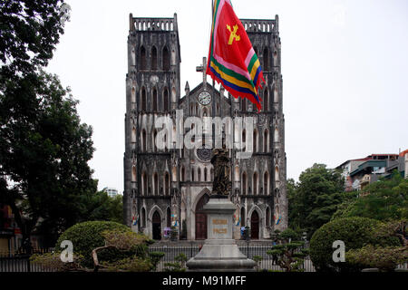 Saint Joseph Cathedral (Nha Tho Lon).  Hanoi. Vietnam. Stock Photo