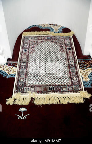 Al noor mosque. Prayer mat.  Hanoi. Vietnam. Stock Photo