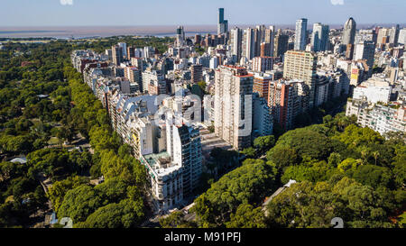 View over Buenos Aires, Argentina Stock Photo