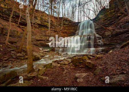 Sherman Falls of Hamilton, Ontario, Canada. Stock Photo