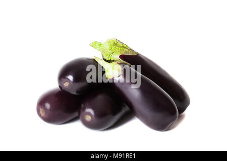 Eggplant isolated on white Stock Photo