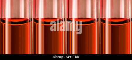 Posion in glass tubes in small glass tubes Stock Photo