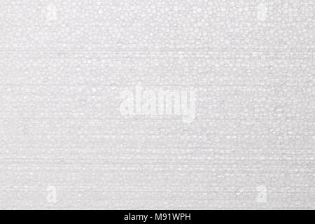 White polystyrene foam, Styrofoam texture background, Close up. Stock Photo