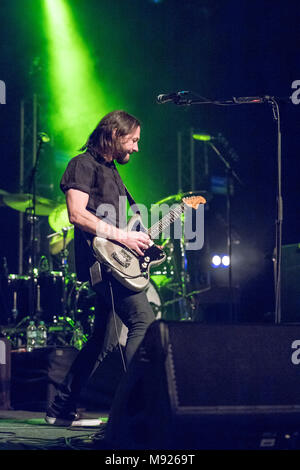Dublin, Ireland. 21st Mar, 2018. Grant Nicholas from welsh rock band Feeder plays in Dublin's Olympia Theatre. Credit: Ben Ryan/SOPA Images/ZUMA Wire/Alamy Live News Stock Photo