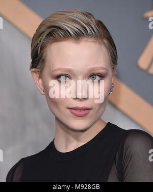 Hollywood, California, USA. 21st Mar, 2018. Ivanna Sakhno arrives for the 'Pacific Rim Uprising' Global Premiere at the Chinese Theatre. Credit: Lisa O'Connor/ZUMA Wire/Alamy Live News Stock Photo