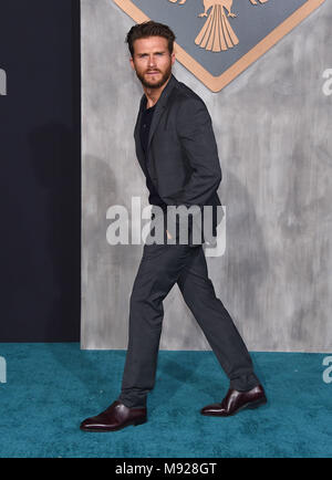 Hollywood, California, USA. 21st Mar, 2018. Scott Eastwood arrives for the 'Pacific Rim Uprising' Global Premiere at the Chinese Theatre. Credit: Lisa O'Connor/ZUMA Wire/Alamy Live News Stock Photo