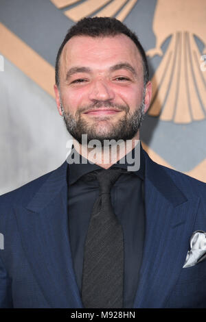 Hollywood, CA, USA. 21st Mar, 2018. 21 March 2018 - Hollywood, California - Nick Tarabay. ''Pacific Rim Uprising'' Los Angeles Premiere held at TCL Chinese Theatre IMAX. Photo Credit: Birdie Thompson/AdMedia Credit: Birdie Thompson/AdMedia/ZUMA Wire/Alamy Live News Stock Photo