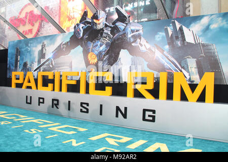 Hollywood, USA. 21st March, 2018. atmosphere  03/21/2018 “Pacific Rim Uprising” Premiere held at the TCL Chinese Theatre in Hollywood, CA  Photo: Cronos/Hollywood News Credit: Cronos/Alamy Live News Stock Photo