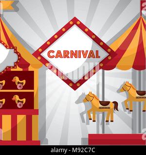 carnival  fair festival Stock Vector