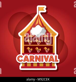 carnival amusement park Stock Vector