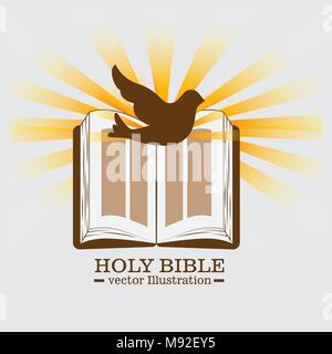 Holy bible book Stock Vector
