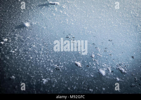 Ice and snow texture, winter theme. Abstract background from a natural ice and snow texture. Stock Photo