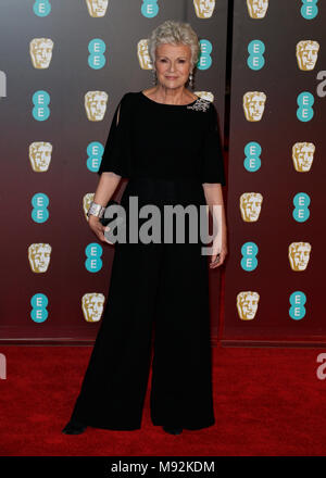 The 71st British Academy Film Awards 2018 held at the Royal Albert Hall - Arrivals  Featuring: Julie Walters Where: London, United Kingdom When: 18 Feb 2018 Credit: Mario Mitsis/WENN.com Stock Photo