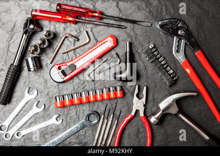 DIY Tools set Stock Photo