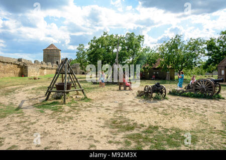 Festival in the Akerman Fortress. Bilgorod-Dnistrovsky, Odessa region, Ukraine, August 24 2017 Stock Photo